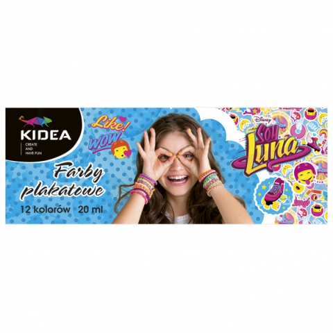 Farby plakatowe 12 kolorów | Soy Luna