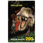 Zestaw 200 nalepek Dinozaur